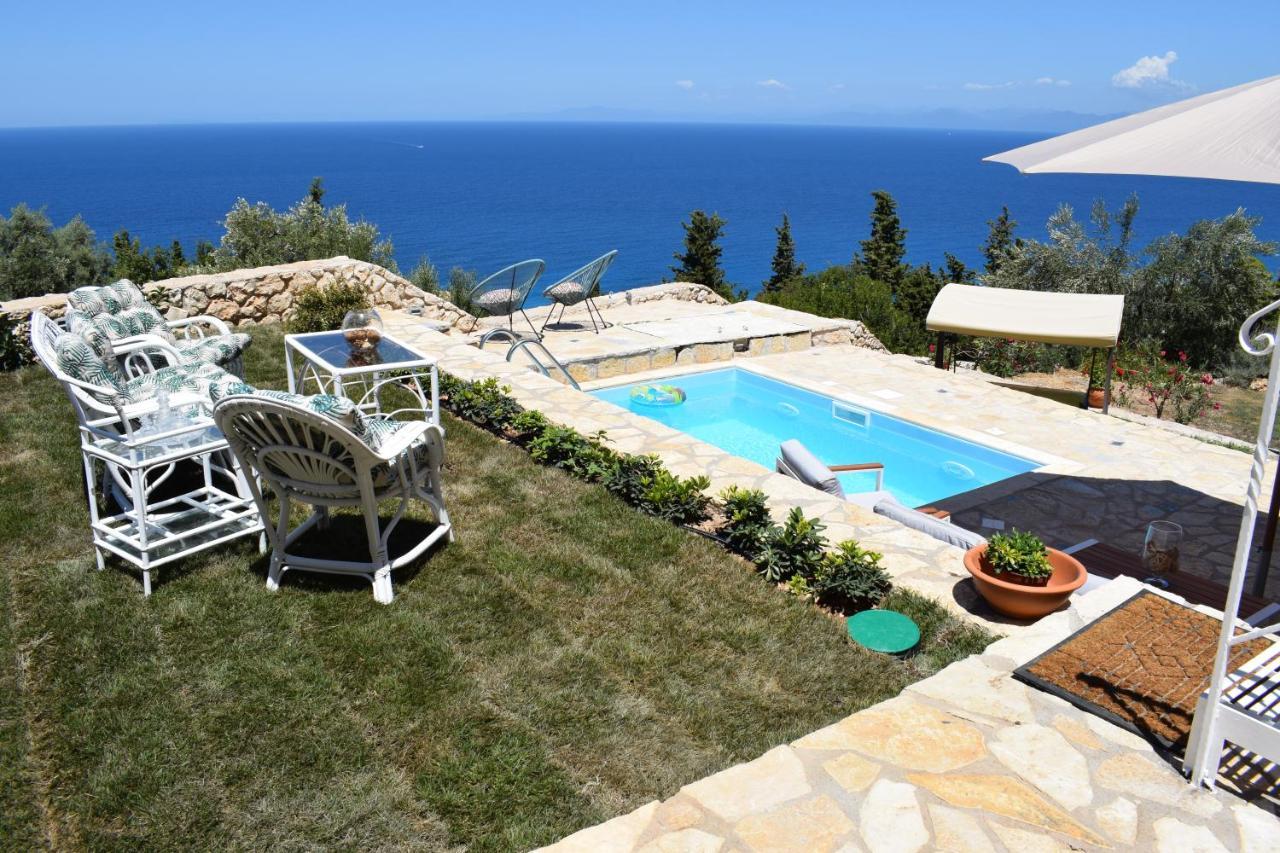 Villa Thetis With Private Pool Where The Sunsets Fade Away Áyios Nikítas Buitenkant foto