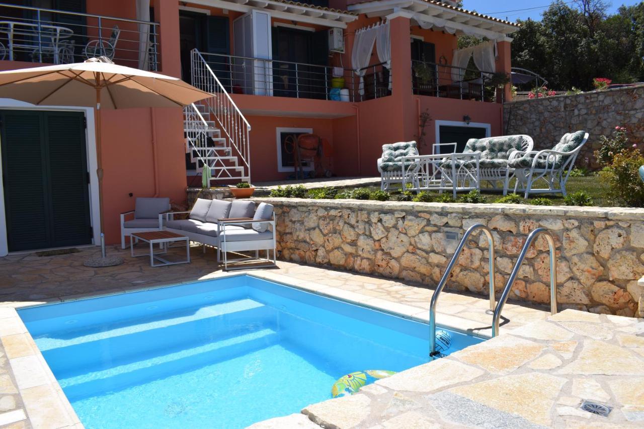Villa Thetis With Private Pool Where The Sunsets Fade Away Áyios Nikítas Buitenkant foto