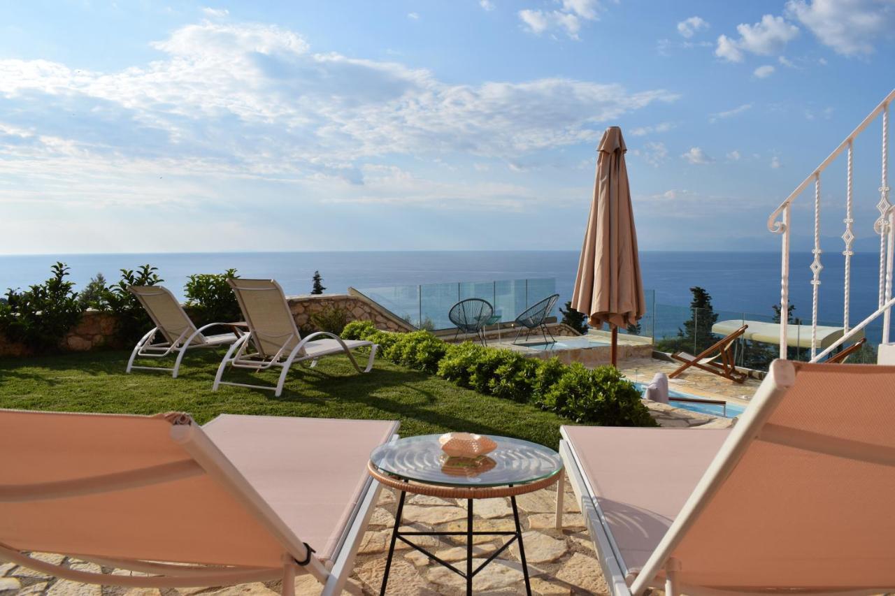 Villa Thetis With Private Pool Where The Sunsets Fade Away Áyios Nikítas Buitenkant foto