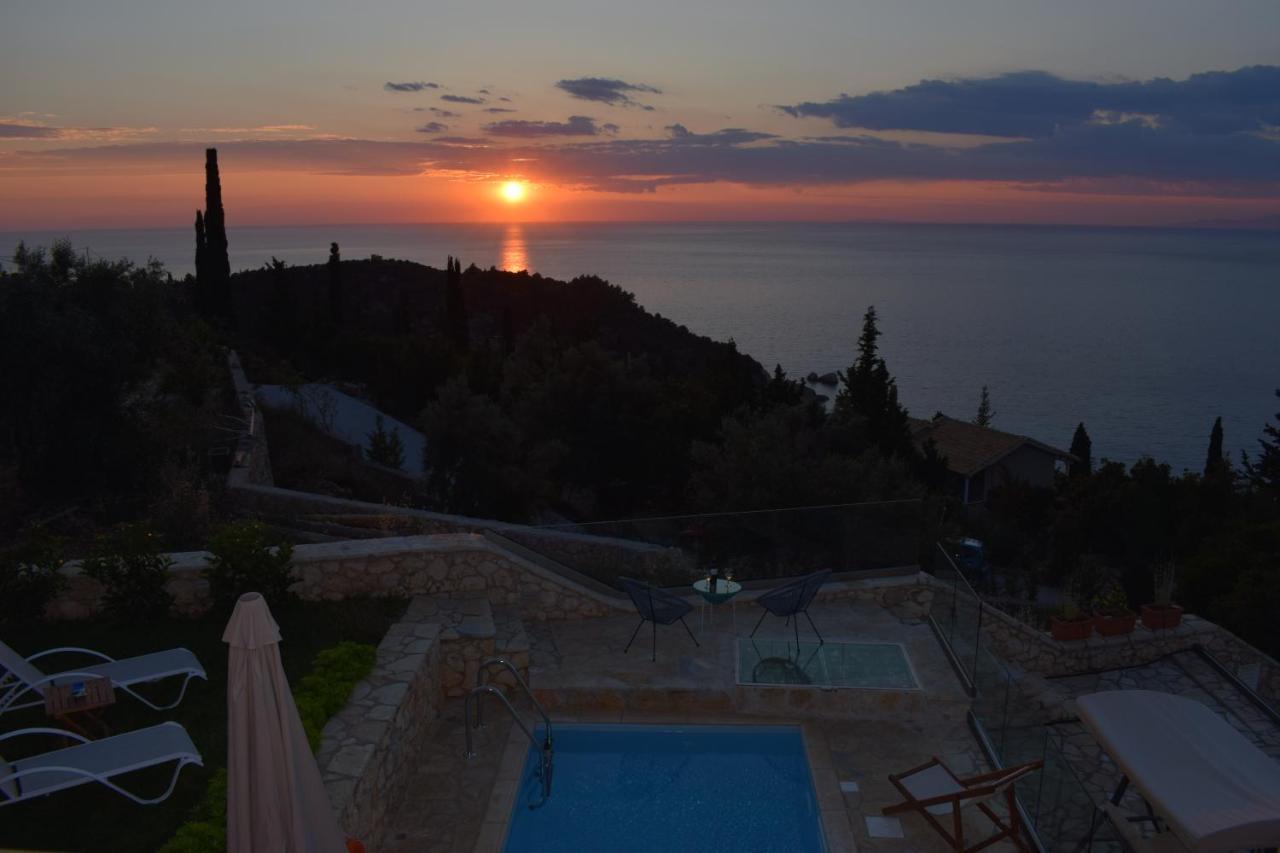Villa Thetis With Private Pool Where The Sunsets Fade Away Áyios Nikítas Buitenkant foto